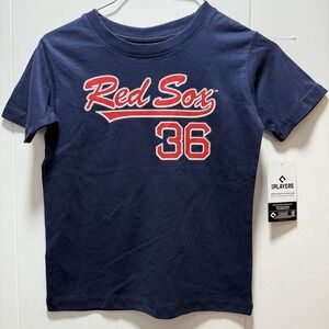 Boston Red Sox Triston Casas #36 Blue Shirt Youth Size XS 4/5 NEW WITH‎ TAGS